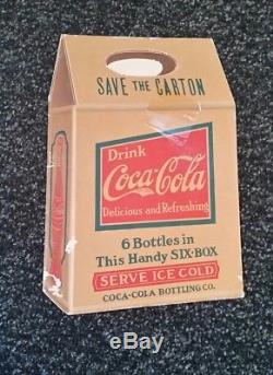 Vintage 1930 Coca Cola Six Pack Book Diecut 6Box Original 24pgs