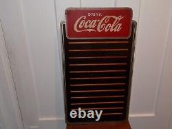 Vintage 1930 Drink Coca Cola Menu Wooden Sign By Kay Displays Inc