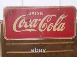 Vintage 1930 Drink Coca Cola Menu Wooden Sign By Kay Displays Inc