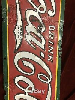 Vintage 1930s CLASSIC Coca Cola sign (from Lifelong Collectors PC)