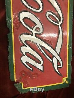 Vintage 1930s CLASSIC Coca Cola sign (from Lifelong Collectors PC)