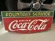 Vintage 1934 Porcelain Coca-Cola Sign 27x14