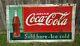 Vintage 1937 American Artworks Inc. Coca Cola 11-36 Sign 57×36½ inches Ohio USA