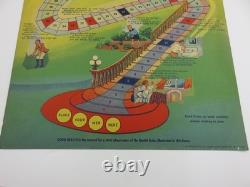 Vintage 1938 Coca-Cola Steps To Health Ad Game Board Sign Canada Soda Coke