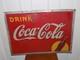 Vintage 1939 Drink Coca Cola Embossed Metal Sign