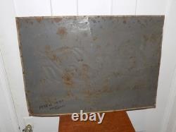 Vintage 1939 Drink Coca Cola Embossed Metal Sign