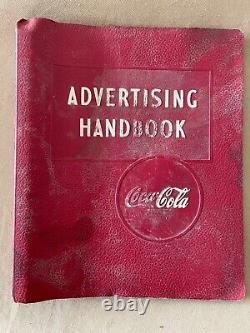 Vintage 1940's Coca-Cola Bottlers Advertising Sign Poster Handbook Binder Coke