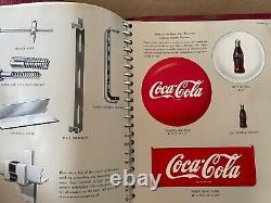 Vintage 1940's Coca-Cola Bottlers Advertising Sign Poster Handbook Binder Coke