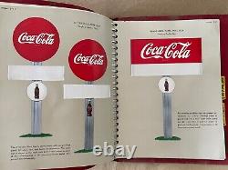 Vintage 1940's Coca-Cola Bottlers Advertising Sign Poster Handbook Binder Coke