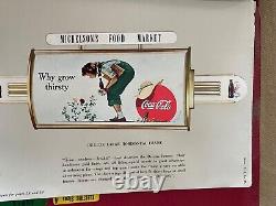 Vintage 1940's Coca-Cola Bottlers Advertising Sign Poster Handbook Binder Coke