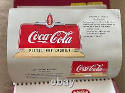Vintage 1940's Coca-Cola Bottlers Advertising Sign Poster Handbook Binder Coke