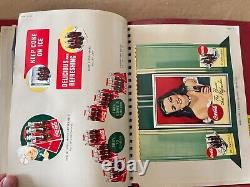 Vintage 1940's Coca-Cola Bottlers Advertising Sign Poster Handbook Binder Coke