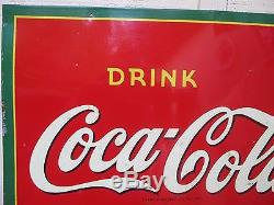 Vintage 1940's Coca Cola Sign No Reserve