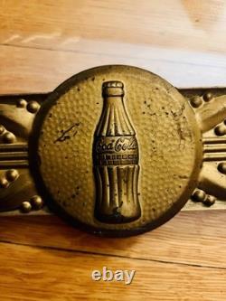 Vintage 1940s Coca Cola Advertising 1941 Sign With Kay Frame Orignal As Found