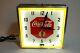 Vintage 1941 Neon COCA COLA Electric Wall Clock FULLY RESTORED COKE Sign