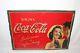 Vintage 1942 Drink Coca Cola Delicious & Refreshing Soda Pop 28 Metal Sign