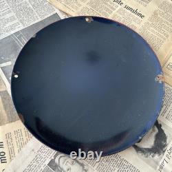 Vintage 1947 Coca Cola Betty Boop 12 Inch Convex Porcelain Enamel Sign