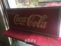 Vintage 1948 Drink Coca Cola Metal Sign