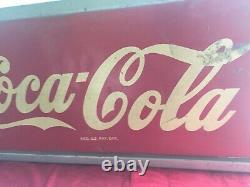 Vintage 1948 Drink Coca Cola Metal Sign