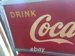 Vintage 1948 Drink Coca Cola Metal Sign