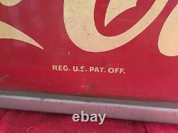 Vintage 1948 Drink Coca Cola Metal Sign