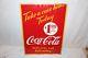 Vintage 1949 Coca Cola Soda Pop $1.00 Take A Case Home Today 26 Metal Sign