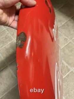 Vintage 1950's 24 Porcelain Coca Cola In Bottles Button Sign Coke Advertising