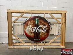 Vintage 1950's COCA COLA Coke Button Neon Sign Mancave / Restaurant Decor