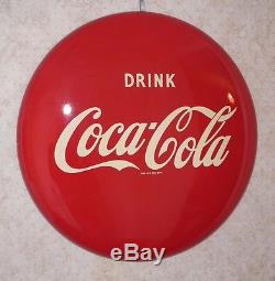 Vintage 1950's Coca-Cola 16 Button Sign