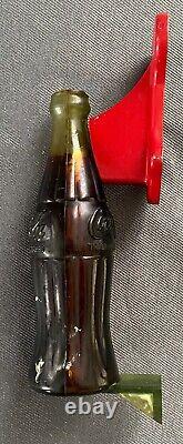 Vintage 1950's Coca-Cola Bottle Metal & Plastic Door Pull
