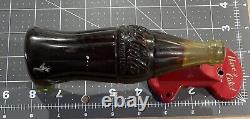Vintage 1950's Coca-Cola Bottle Metal & Plastic Door Pull