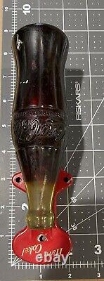 Vintage 1950's Coca-Cola Bottle Metal & Plastic Door Pull