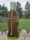 Vintage 1950's Coca-Cola Original Die-cut Bottle Tin advertising sign 17
