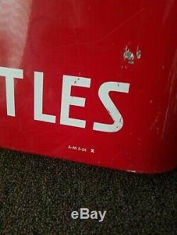 Vintage 1950's Coca Cola Sled Sign original