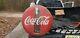 Vintage 1950's Coca Cola Soda Pop Gas Station 24 Porcelain Metal Button Sign