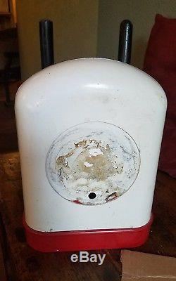 Vintage 1950's Coke Coca Cola Dispenser Tombstone with mounting hardware