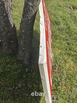 Vintage 1950's Metal Coca-Cola Sign 5ft X 2ft Original! Great Large Size