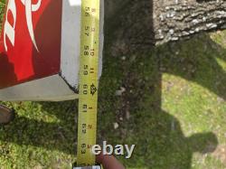 Vintage 1950's Metal Coca-Cola Sign 5ft X 2ft Original! Great Large Size