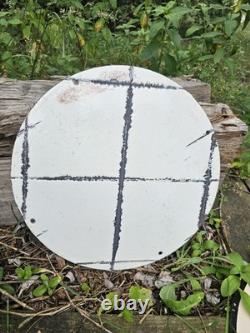 Vintage 1950's Orange Crush Feel Fresh Porcelain Gas Station Soda Sign, Coke