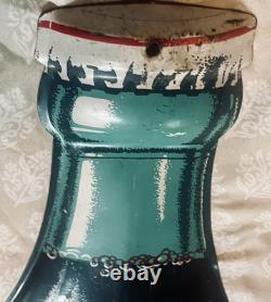 Vintage 1950s COCA-COLA 28 inch COKE BOTTLE ADVERTISING THERMOMETER SIGN