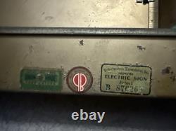 Vintage 1950s Coca-Cola Electric Clock Sign WORKS! Serve Yourself Display