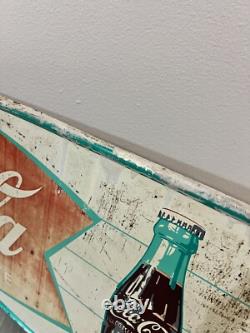 Vintage 1950s Coca Cola Sign Of A Good Taste Sign