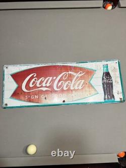 Vintage 1950s Coca Cola Sign Of A Good Taste Sign