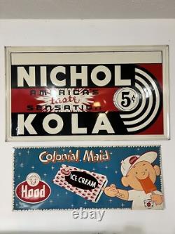 Vintage 1950s Coca Cola Sign Of A Good Taste Sign