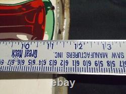 Vintage 1950s Drink COCACOLA Advertising Arrow Metal Sign, 31¾X 11¾