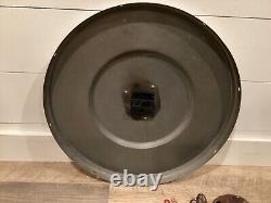 Vintage 1950s Original Drink Coca Cola 18 Round Metal Clock Sign