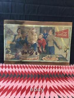 Vintage 1952 Coca- Cola Sign