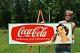 Vintage 1956 Coca Cola One Of A Kind Allen Morrison Drink Sign Minty Nos Scarce
