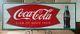 Vintage 1960, S Coke Coca Cola Tin Sign Near Mint
