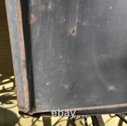 Vintage 1960's Coca Cola Fishtail Chalkboard Sign Menu Board w Clipped Corner